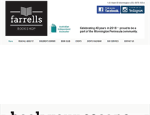 Tablet Screenshot of farrells.com.au